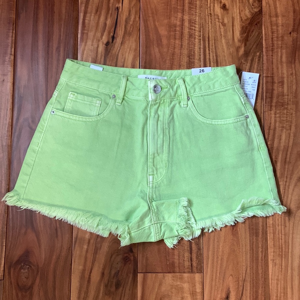 PAC SUN women’s girls ladies jean shorts bottoms size 26 nwt new with tags